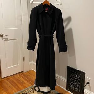 Beautiful long black dressy winter coat